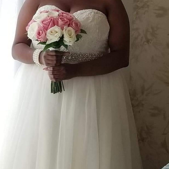 Wedding dress by David's Bridal - Picture 3 of 5